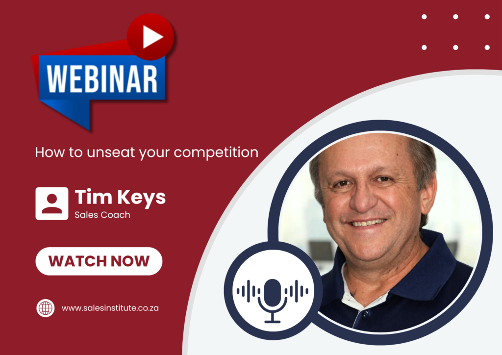 How to unseat your competition - webinar