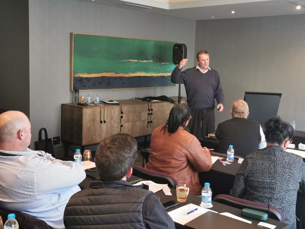 TIm leading a sales management and coaching session